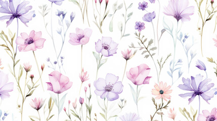 Obraz na płótnie Canvas Floral Pattern Abstract Background