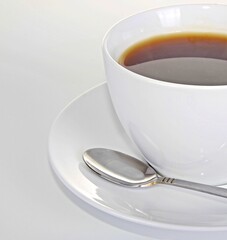 coffee in a cup on display no people stock image stock photo