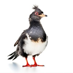 Fototapeta premium Least auklet bird isolated on white background.
