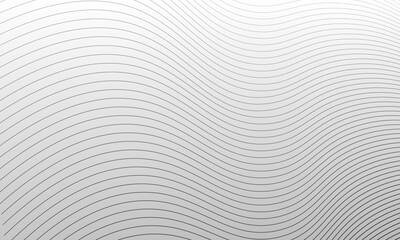 Elegant white background design with dynamic wavy lines pattern
