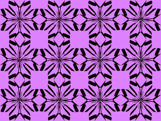seamless pattern with pink flowers