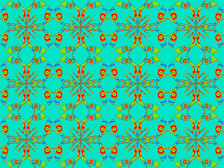 seamless pattern with flowers