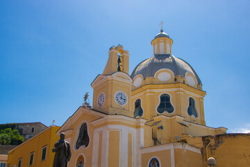 The church of  Saint Mary of graces in Procida.