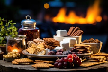 Festive Scene featuring Marshmallows as Part of a Cozy Winter Gathering