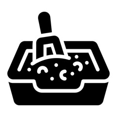 litter box Solid icon