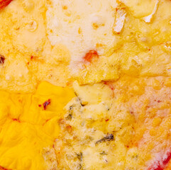 Quattro formaggio - italian pizza with four sorts of cheese