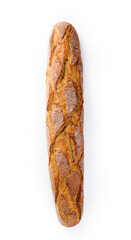 Long loaf Isolated on white background