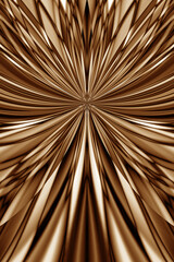 diminishing perspective from light and dark brown stripes