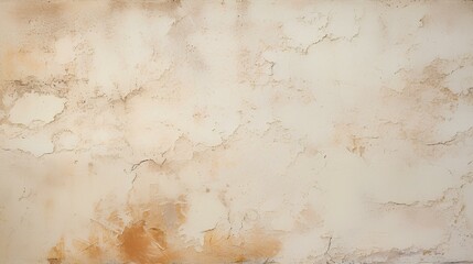 Colour old plaster wall texture background. Close up retro plain cream color plaster wall background texture. generative AI