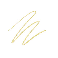 Gold glitter hand drawn scribble line