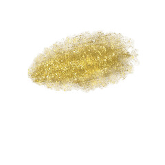 Gold glitter hand drawn scribble line