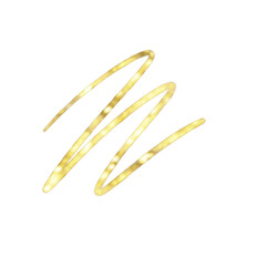 Gold glitter hand drawn scribble line
