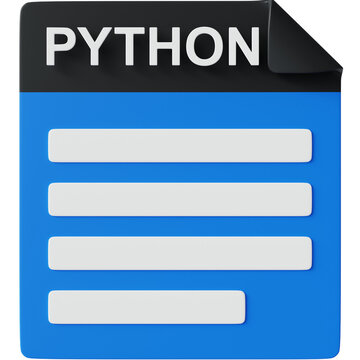 Python 3D Icon