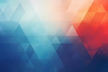 Geometric background image in lightly coloured triangle shapes with seamless edges - obrazy, fototapety, plakaty