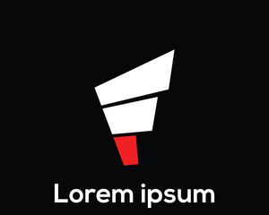 Abstract 'F' logo design for the company