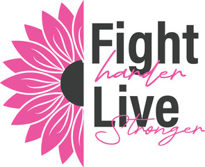 Pink ribbon line art brush style. Breast Cancer Awareness Month Campaign. Icon design for poster, banner, t-shirt.