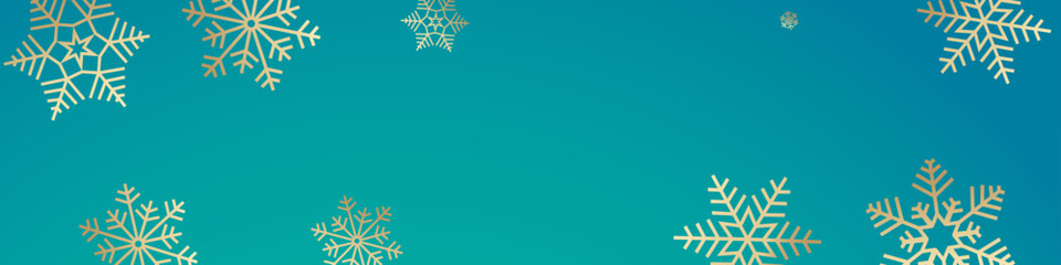 White Snowflake Vector Transparent Panoramic