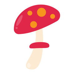 Cute Mushroom Illustration