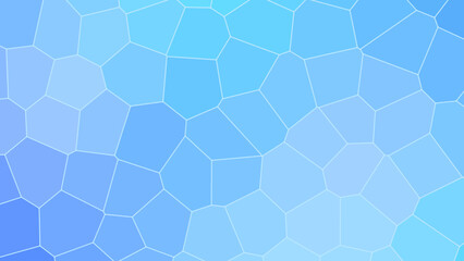 Obraz na płótnie Canvas Geometric Blue Ice Mosaic Abstract background. Editable Winter glass texture.