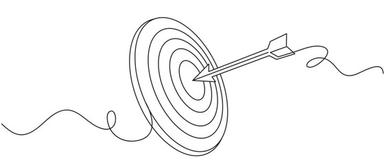 target icon line art style , target business line art vector eps 10 © Wahyu