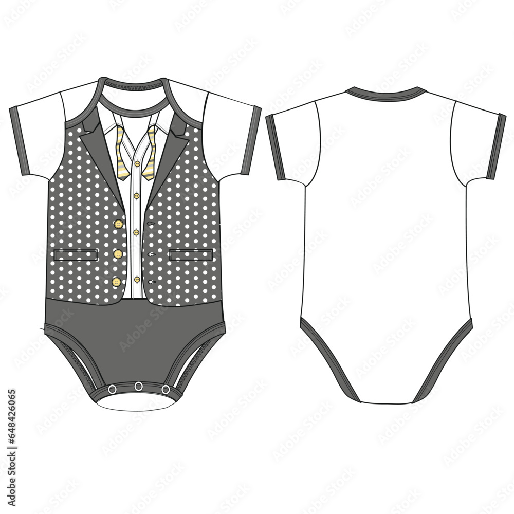 Canvas Prints baby boy fashion bodysuit print 