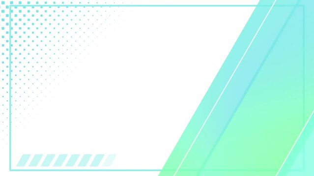 流れる線のループアニメーション　
白背景