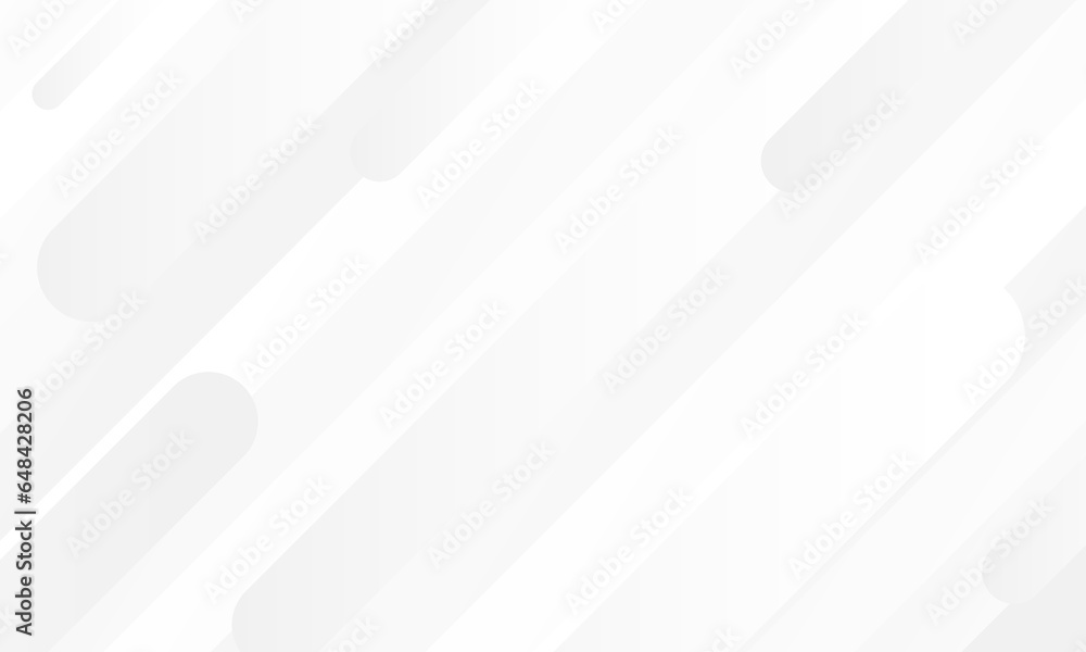 Aufkleber abstract white background minimal geometric white light background dynamic shapes composition vector