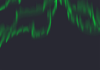 Fototapeta premium black vector background dark night background along with nature's northern lights Beautiful green northern lights in the sky