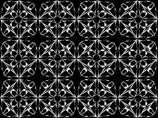 black and white seamless pattern
