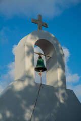 views of the village of Mykonos