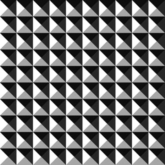 Seamless pattern. Black and white geometric background. Vector.