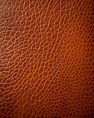 Brown leather texture with intricate details, leather background, photorealistic brown leather © Julia Art