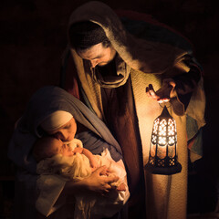 Christmas nativity Xmas Eve - 648435805