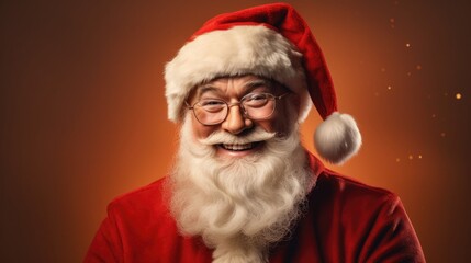 Emotional Santa Claus portrait