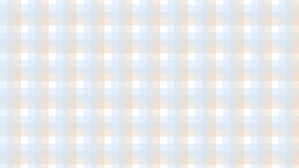 Beige and blue plaid fabric texture as a background	
