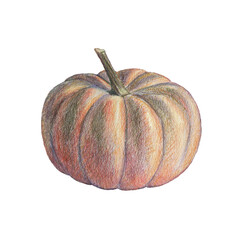 pumpkin isolated on white background