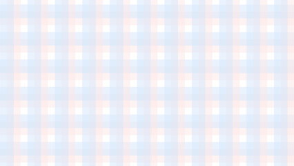 Pink and blue plaid fabric texture as a background	