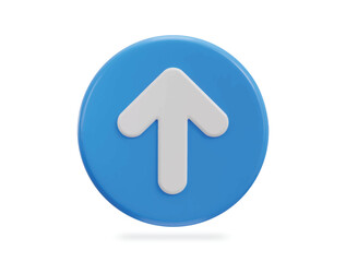 3d up arrow icon