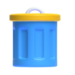 trash 3D Illustration Icon Pack Element