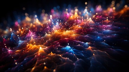 Obraz premium Abstract Quantum Energy