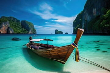 Fototapeta premium Chao Phraya River. Phi Phi Islands