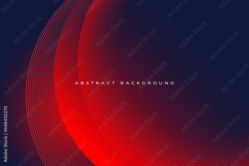 Wall mural modern stylish red abstract geometric elegant background