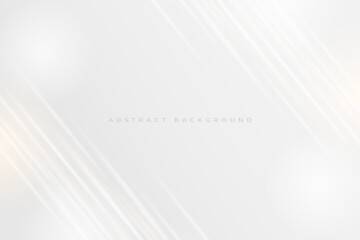 Abstract Elegant white and grey Background with light effect - obrazy, fototapety, plakaty