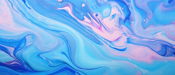 Fototapeta na wymiar Abstract water ocean wave background. Blue liquid water wave horizontal banner, 4k wallpaper