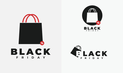 black friday logo design vector illustration