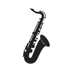 Saxophone Drawing Illustration - obrazy, fototapety, plakaty