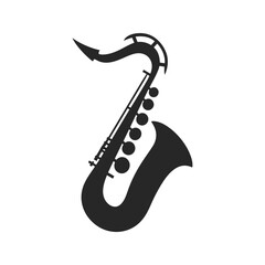 Saxophone Drawing Illustration - obrazy, fototapety, plakaty