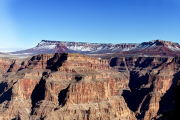 Grand Canyon West Under Azure Skies: A Symphony of Earth and Sky