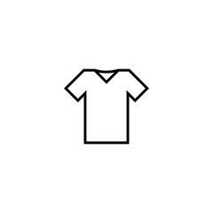 T-shirt icon isolated on transparent background