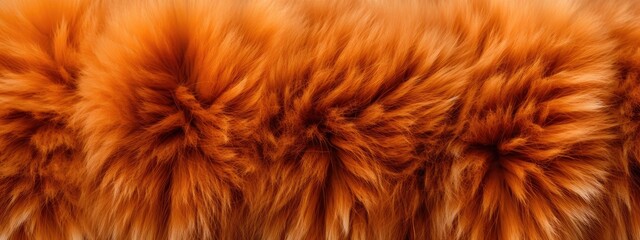 Red panda fur texture background.